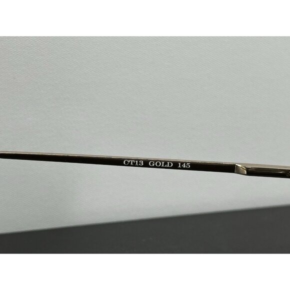 Vintage Classic Traditions CT13 Gold Pilot Half-Rim Metal FRAMES Korea (C3-02) - Picture 6 of 12